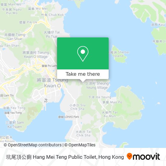 坑尾頂公廁 Hang Mei Teng Public Toilet map