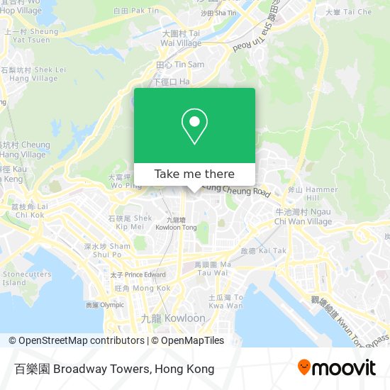 百樂園 Broadway Towers map