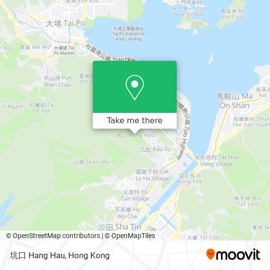 坑口 Hang Hau map