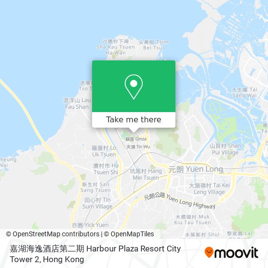 嘉湖海逸酒店第二期 Harbour Plaza Resort City Tower 2 map