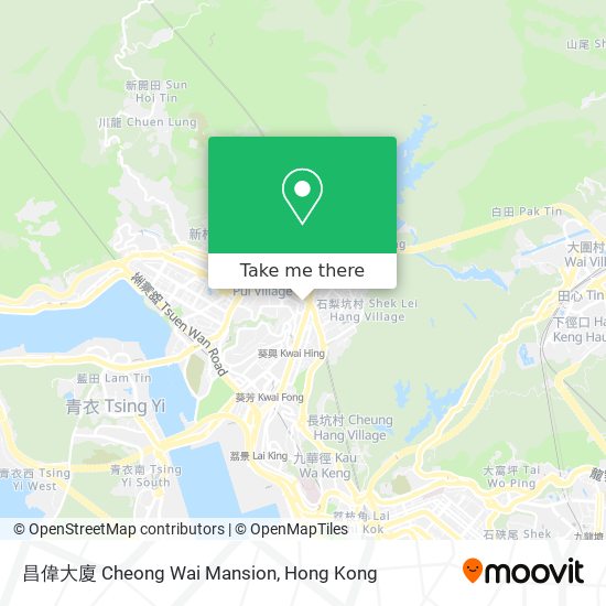 昌偉大廈 Cheong Wai Mansion map
