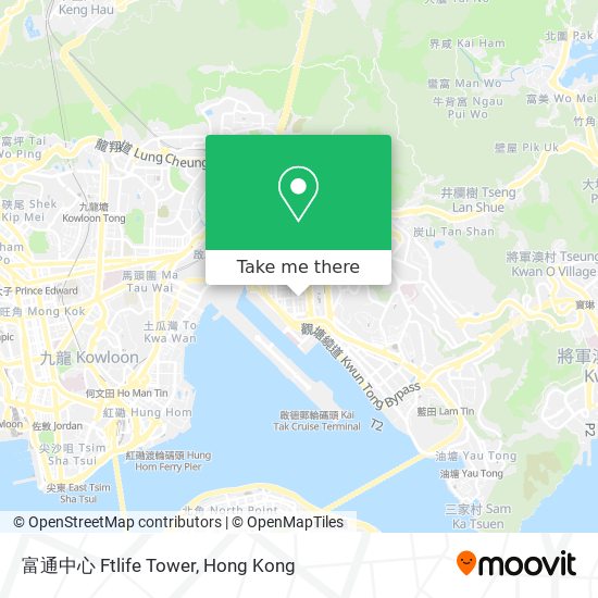 富通中心 Ftlife Tower map