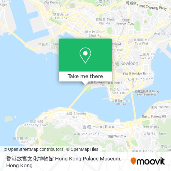 香港故宮文化博物館 Hong Kong Palace Museum地圖