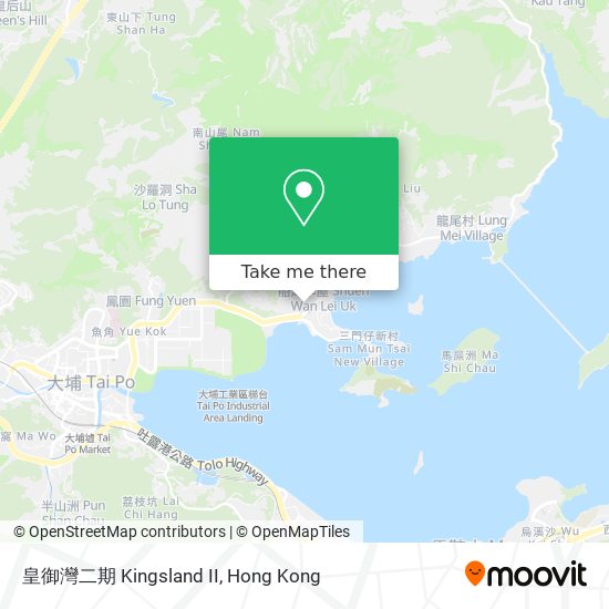 皇御灣二期 Kingsland II map