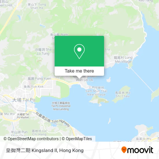 皇御灣二期 Kingsland II地圖