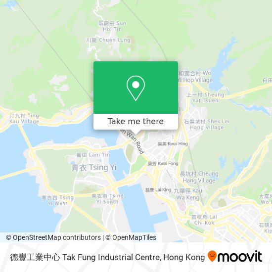 德豐工業中心 Tak Fung Industrial Centre map
