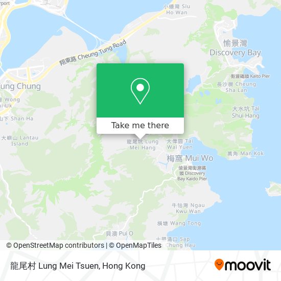 龍尾村 Lung Mei Tsuen map