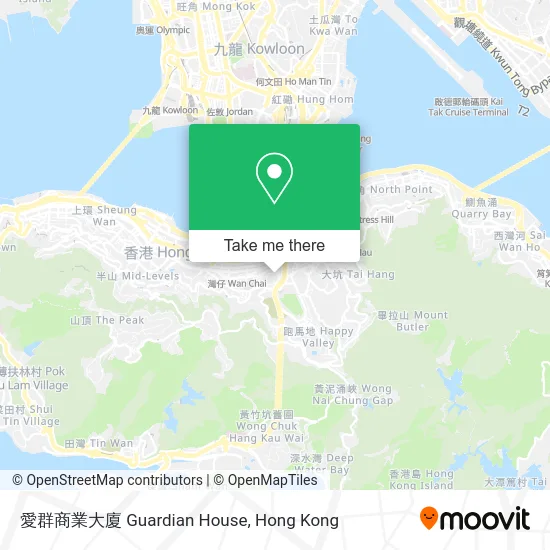 愛群商業大廈 Guardian House map