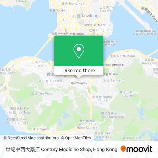 世紀中西大藥店 Century Medicine Shop map