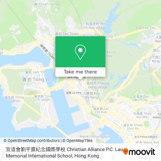 宣道會劉平齋紀念國際學校 Christian Alliance P.C. Lau Memorial International School地圖