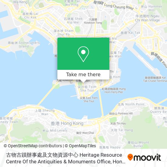 古物古蹟辦事處及文物資源中心 Heritage Resource Centre Of the Antiquities & Monuments Office map