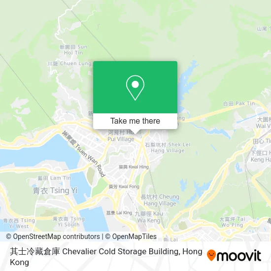 其士冷藏倉庫 Chevalier Cold Storage Building map