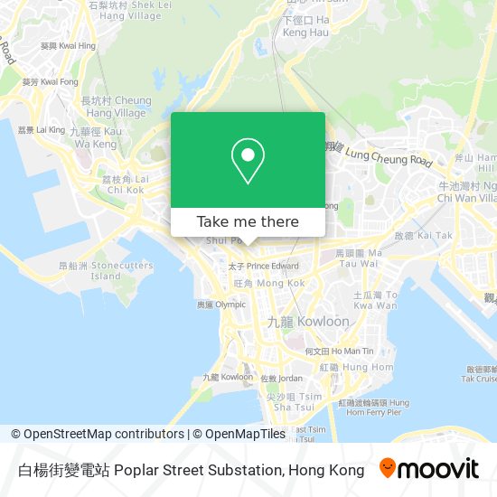 白楊街變電站 Poplar Street Substation map