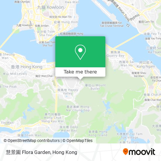 慧景園 Flora Garden map