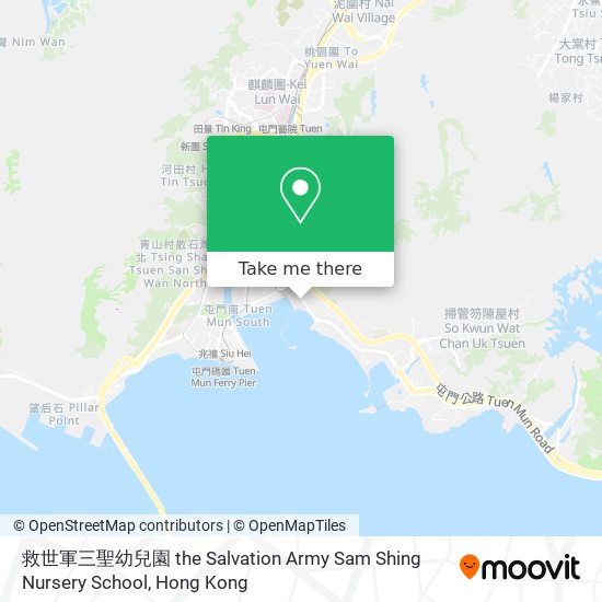 救世軍三聖幼兒園 the Salvation Army Sam Shing Nursery School map
