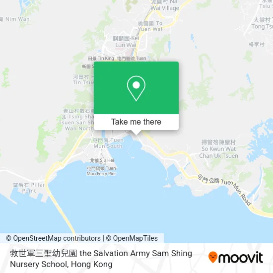 救世軍三聖幼兒園 the Salvation Army Sam Shing Nursery School地圖