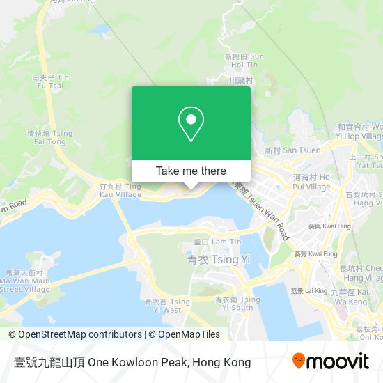 壹號九龍山頂 One Kowloon Peak地圖