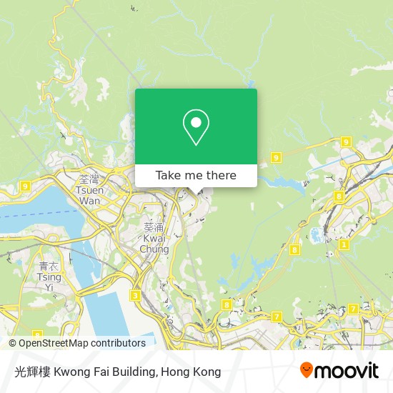 光輝樓 Kwong Fai Building map