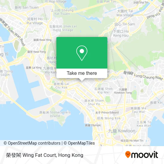 榮發閣 Wing Fat Court map