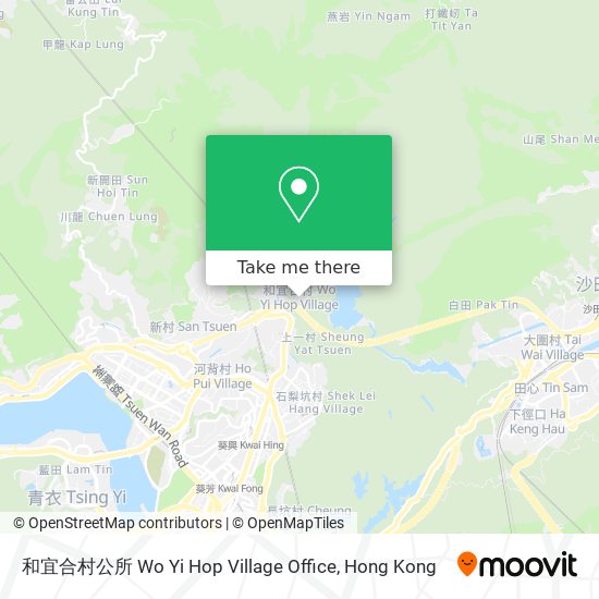和宜合村公所 Wo Yi Hop Village Office map
