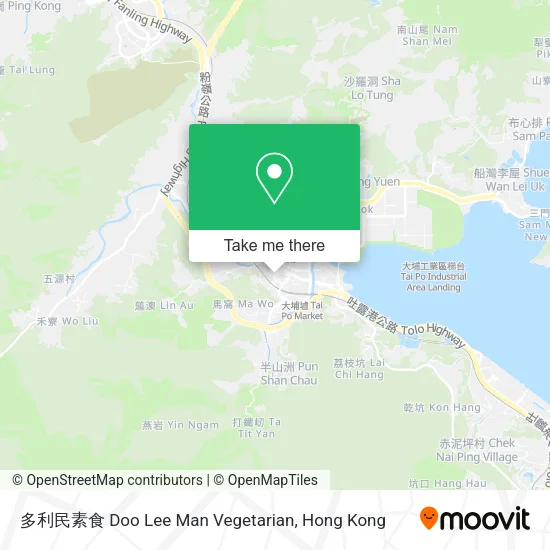多利民素食 Doo Lee Man Vegetarian地圖