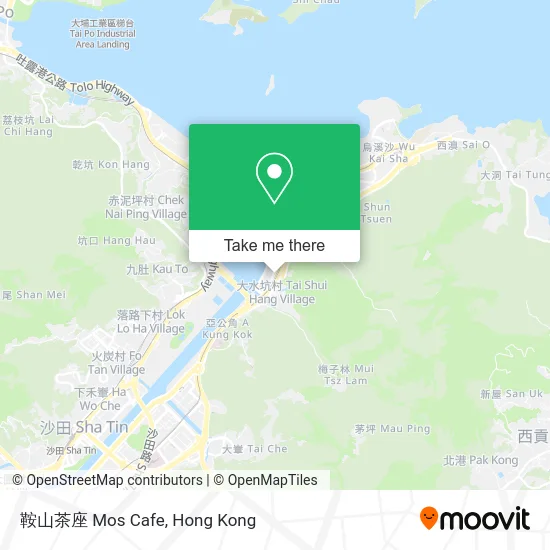 鞍山茶座 Mos Cafe map