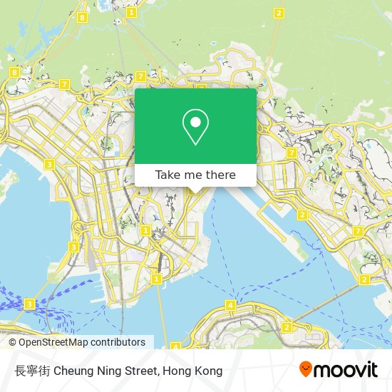 長寧街 Cheung Ning Street map