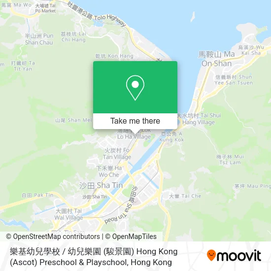 樂基幼兒學校 / 幼兒樂園 (駿景園) Hong Kong (Ascot) Preschool & Playschool地圖