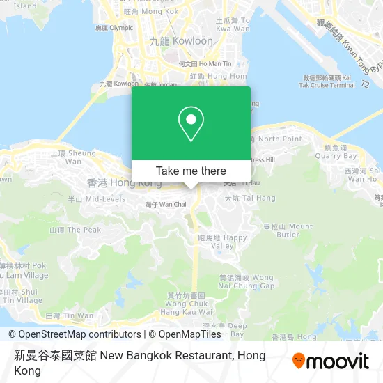 新曼谷泰國菜館 New Bangkok Restaurant map