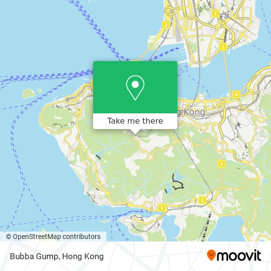 Bubba Gump map