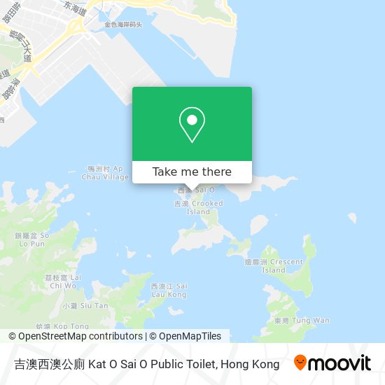 吉澳西澳公廁 Kat O Sai O Public Toilet map