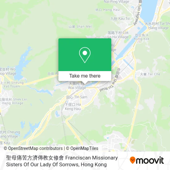 聖母痛苦方濟傳教女修會 Franciscan Missionary Sisters Of Our Lady Of Sorrows map