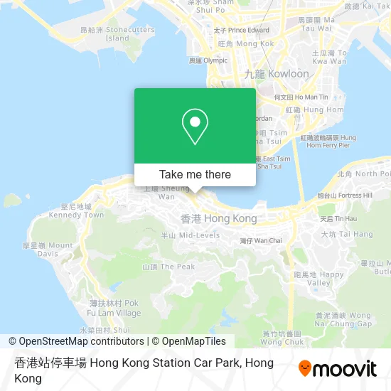 香港站停車場 Hong Kong Station Car Park地圖
