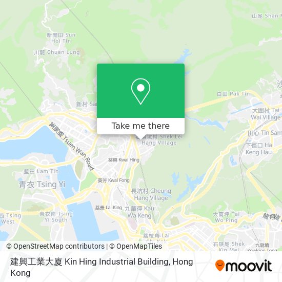 建興工業大廈 Kin Hing Industrial Building map