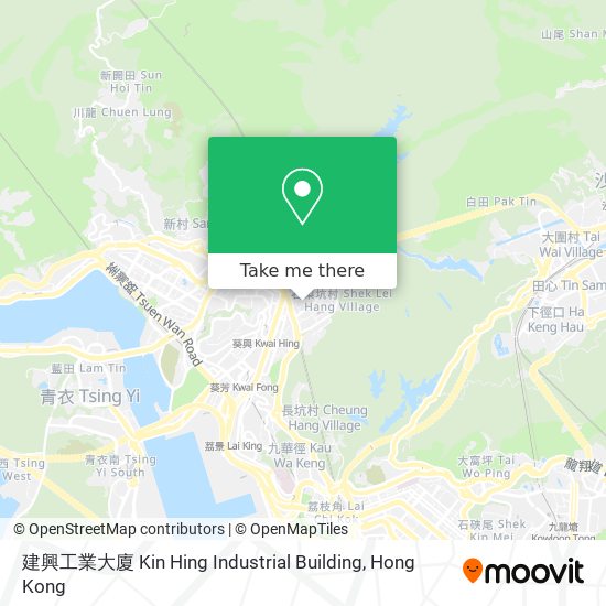 建興工業大廈 Kin Hing Industrial Building地圖