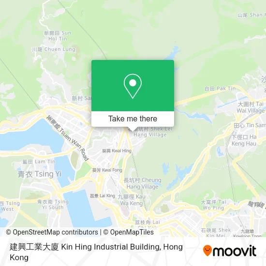 建興工業大廈 Kin Hing Industrial Building map