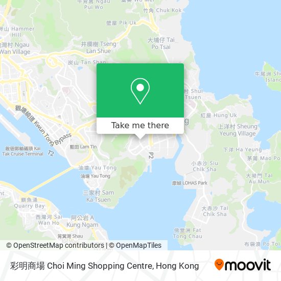 彩明商場 Choi Ming Shopping Centre map