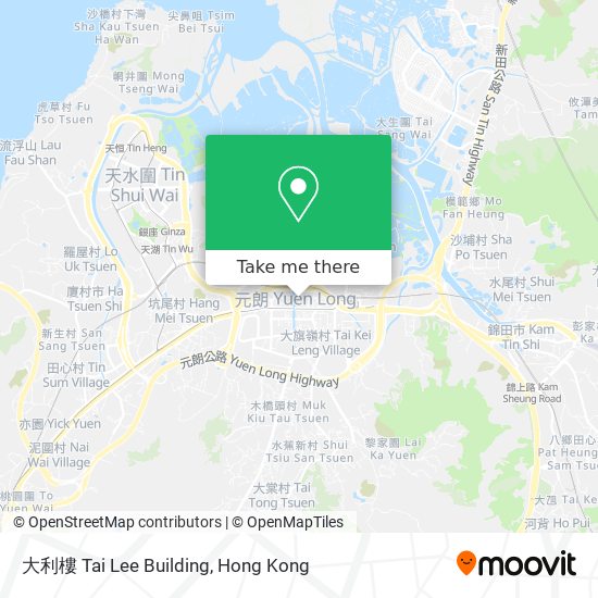 大利樓 Tai Lee Building map