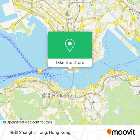 上海灘 Shanghai Tang map