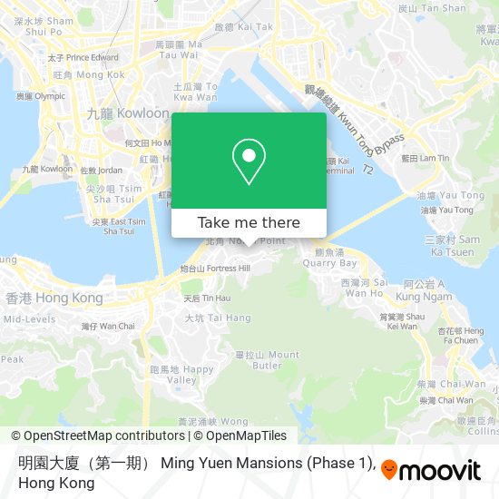 明園大廈（第一期） Ming Yuen Mansions (Phase 1) map