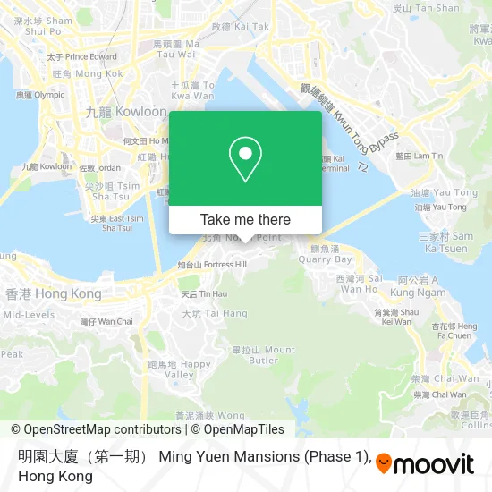 明園大廈（第一期） Ming Yuen Mansions (Phase 1) map