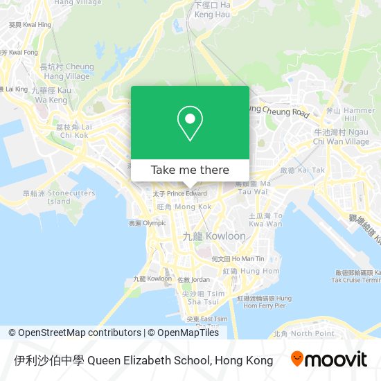 伊利沙伯中學 Queen Elizabeth School地圖