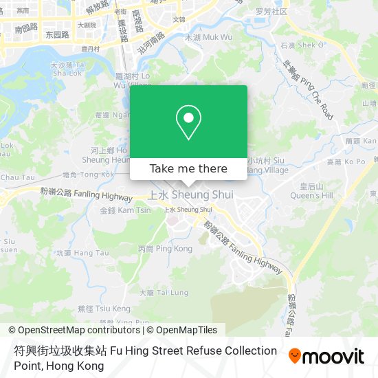 符興街垃圾收集站 Fu Hing Street Refuse Collection Point map