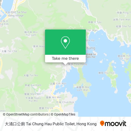 大涌口公廁 Tai Chung Hau Public Toilet map