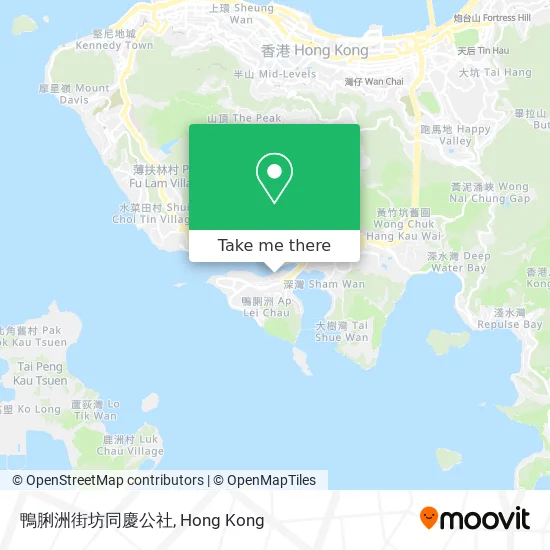 鴨脷洲街坊同慶公社地圖