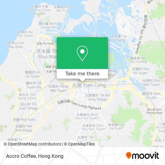 Accro Coffee map