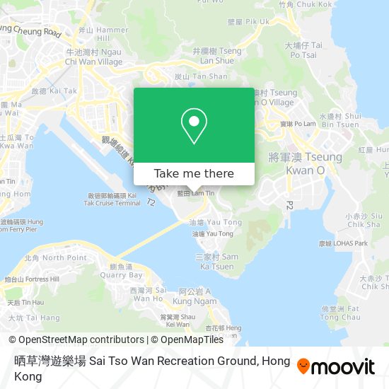 晒草灣遊樂場 Sai Tso Wan Recreation Ground map