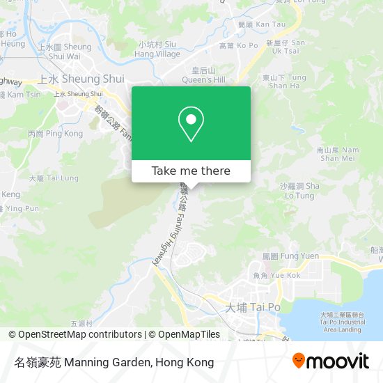 名嶺豪苑 Manning Garden map