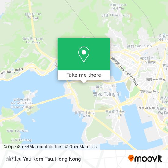 油柑頭 Yau Kom Tau map
