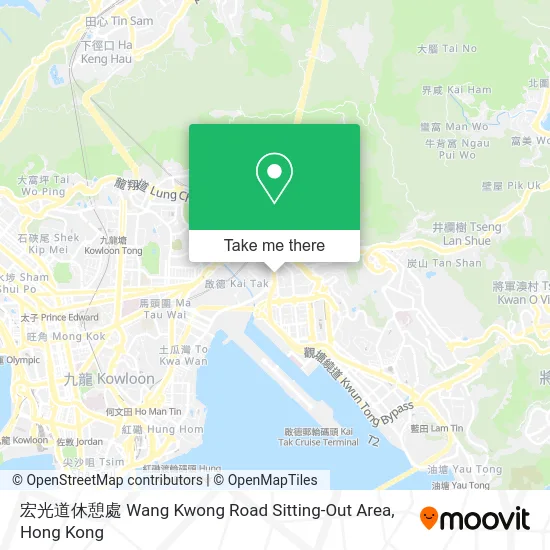 宏光道休憩處 Wang Kwong Road Sitting-Out Area map